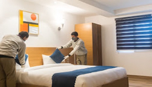 Chambre, 1 très grand lit