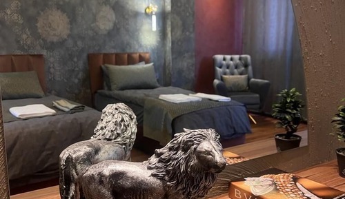 Chambre Confort, 2 lits une place, non-fumeurs, vue jardin