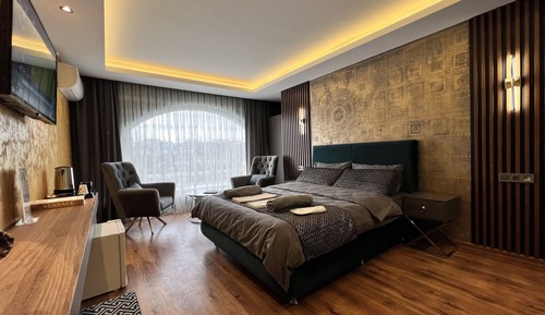 Chambre Exclusive, 1 lit double, non-fumeurs, vue jardin