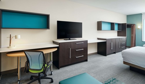 Studio, 2 grands lits, accessible aux personnes à mobilité réduite (Hearing)