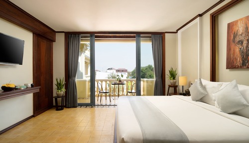 Chambre Double Deluxe, vue piscine
