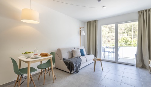 Studio 2 personnes - Climatisé - Terrasse ou balcon
