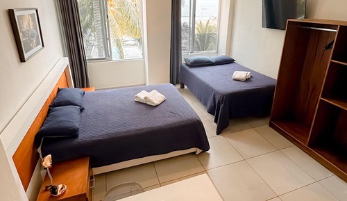 Chambre Double Supérieure, 1 chambre, cuisine, vue plage