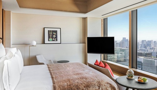Chambre Premium, 1 très grand lit, non-fumeurs, vue jardin