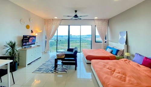 Chambre Quadruple, vue montagne