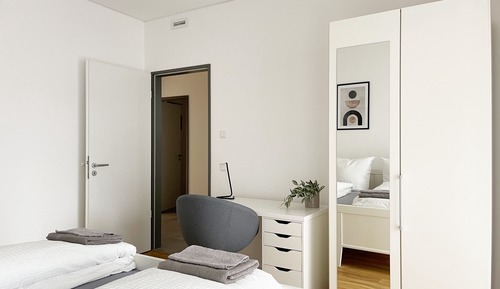 Appartement Deluxe, 1 lit double et 1 canapé-lit