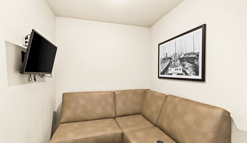 Studio, 1 très grand lit et 1 canapé-lit, accessible aux personnes à mobilité réduite, non-fumeurs