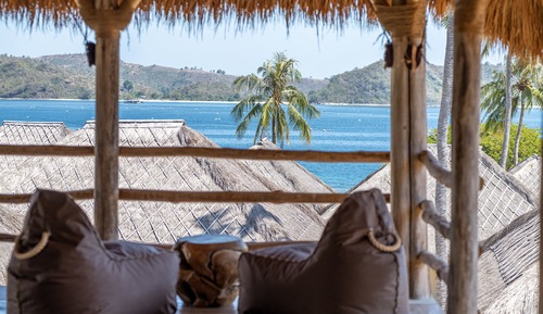 Chambre Panoramique, 1 lit double, vue plage (Panoramic Plunge Villa)