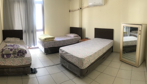 Chambre Classique avec lits jumeaux, 2 lits une place, salle de bains commune