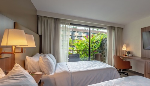 Chambre Standard, 1 très grand lit, vue jardin