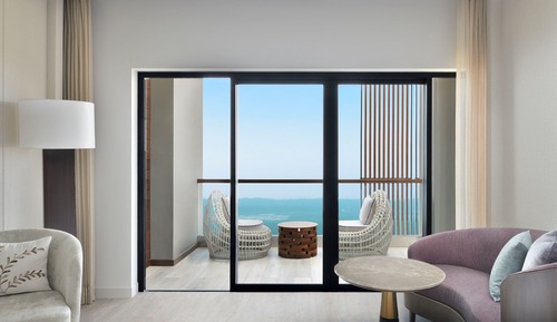 Chambre « Premier », 2 lits une place, non-fumeurs, vue vallée (Balcony)