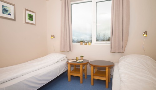 Chambre avec lits jumeaux, 2 lits une place