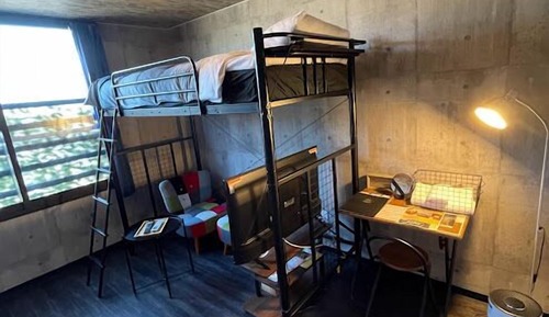 Chambre Simple, non-fumeurs, salle de bains commune (Loft beds)