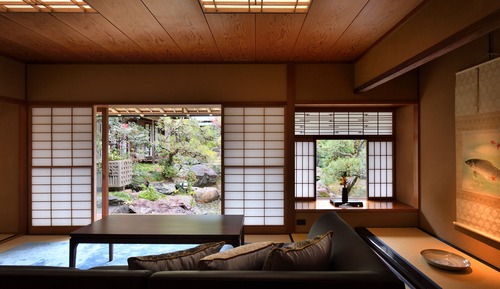 Chambre, 1 très grand lit, non-fumeurs (Double Room with Outside Onsen)