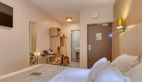 Chambre Supérieure avec lits jumeaux, balcon, vue mer