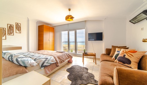 Chambre Luxe, 1 grand lit, vue mer