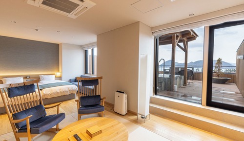 Chambre Tradition, non-fumeurs, vue lac (Onsen Open-Air Bath, West Wing)