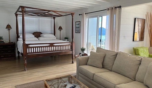 Suite Studio « Premier », 1 très grand lit, balcon, vue océan