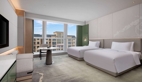 Chambre Deluxe, 2 lits une place, non-fumeurs, vue ville