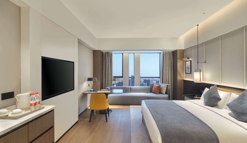 Chambre Supérieure, 1 très grand lit, accessible aux personnes à mobilité réduite, non-fumeurs