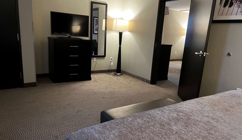 Suite Studio, 1 très grand lit, non-fumeurs (Mobility/Hearing, Roll-In Shower)