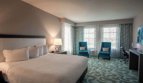 Chambre Deluxe, 1 très grand lit, accessible aux personnes à mobilité réduite