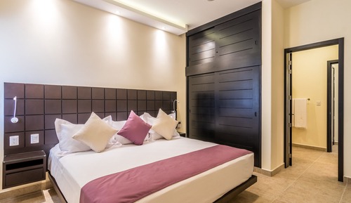 Chambre, 1 chambre, vue partielle sur l'océan