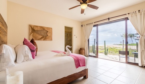 Chambre, piscine privée, en front de mer (Casa Paz)