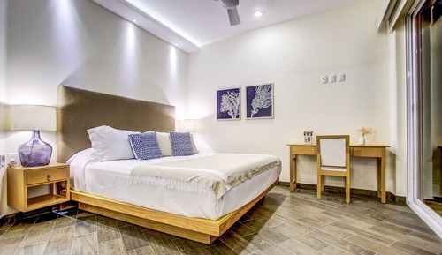 Chambre, 2 chambres, vue océan