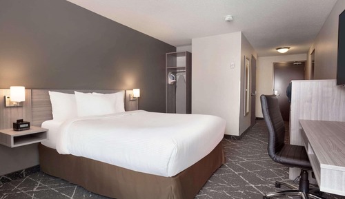 Chambre Standard, 1 grand lit, accessible aux personnes à mobilité réduite, non-fumeurs
