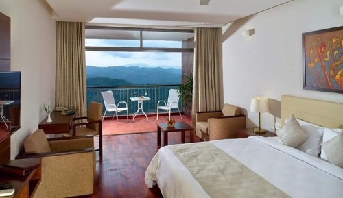 Chambre Double Deluxe, 1 très grand lit, vue lac