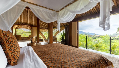 Villa Luxe, 1 très grand lit, piscine privée, vue vallée