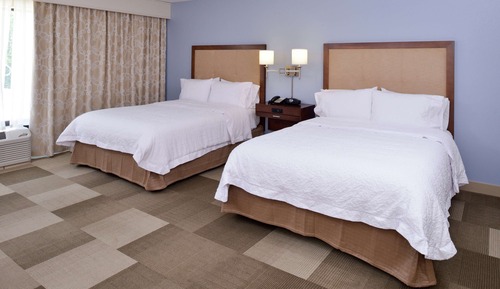 Chambre, 2 grands lits, accessible aux personnes à mobilité réduite (Hearing Impaired)