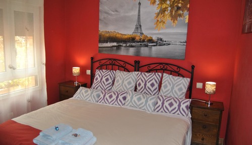 Appartement Deluxe, 2 chambres, vue montagne, côté montagne