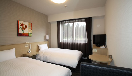 Chambre avec lits jumeaux, fumeurs, baignoire