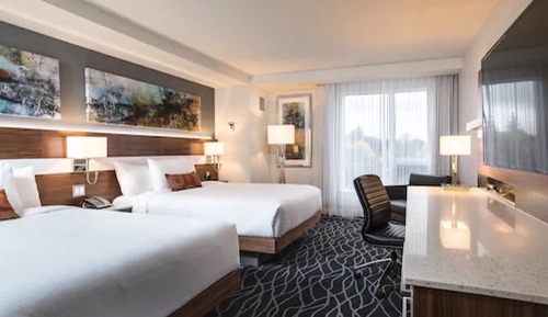 Chambre, 2 grands lits