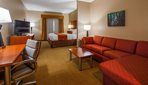 Suite, 1 très grand lit et 1 canapé-lit, accessible aux personnes à mobilité réduite (with Sofabed)