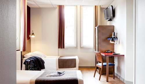 Chambre, 2 lits séparés