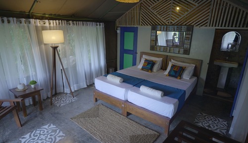 Tente Luxe, 1 chambre, vue montagne