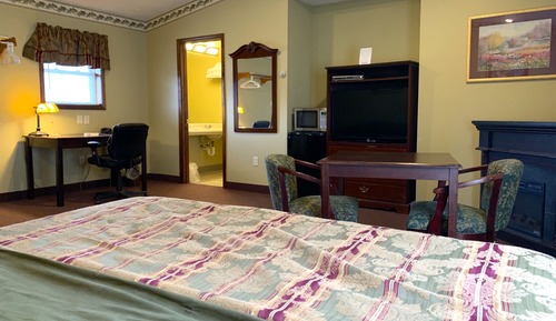 Chambre, 1 très grand lit et 1 canapé-lit