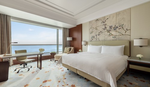 Chambre Deluxe, 1 très grand lit, vue mer