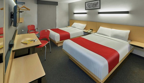 Chambre, 2 lits doubles, non-fumeurs