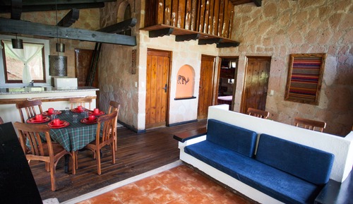 Cabane, 2 chambres, cuisine