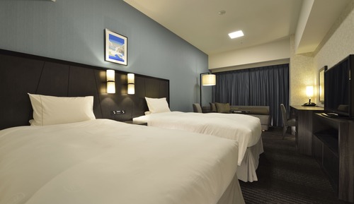 Chambre Deluxe avec lits jumeaux, non-fumeurs (For 3 People Use)