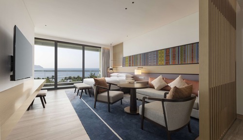 Chambre Deluxe, 1 très grand lit, vue océan (Club Access)
