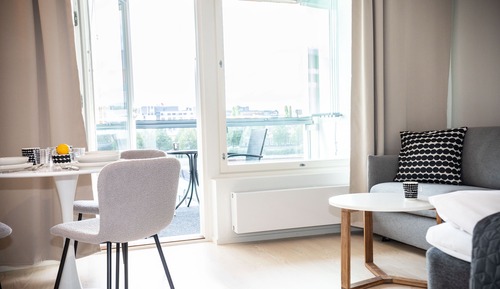 Appart'hôtel Deluxe, balcon, vue ville
