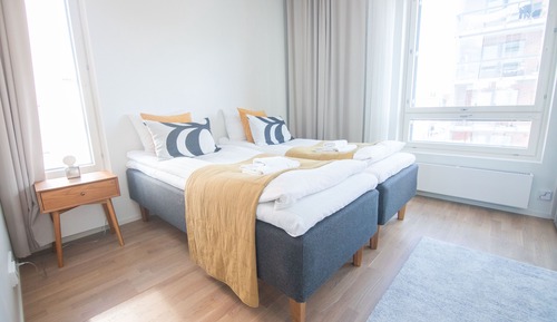 Appartement Supérieur, sauna, vue partielle sur le lac