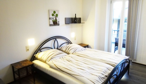 Chambre Double Deluxe, 1 grand lit, balcon, vue cour intérieure (Nr. 1106)