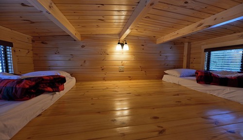 Cabane, 2 chambres, cuisine, vue montagne