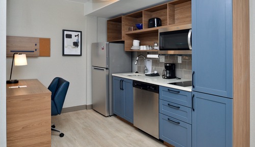 Suite Studio, 2 grands lits, accessible aux personnes malentendantes